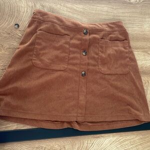 Brown skirt